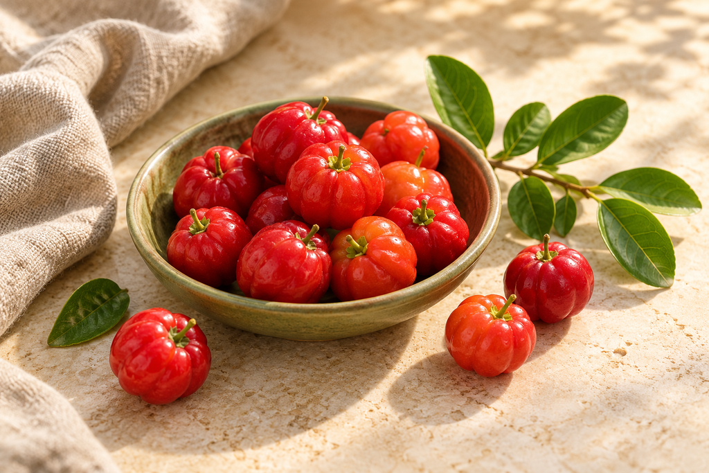 Organic Acerola Cherry: Vitamin C and Postpartum Nutrition