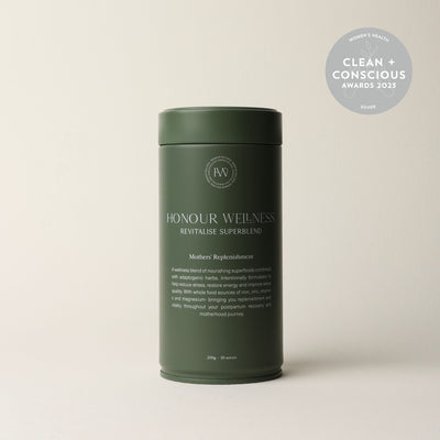 Honour Wellness Mothers Replenishment organic postpartum superblend powder